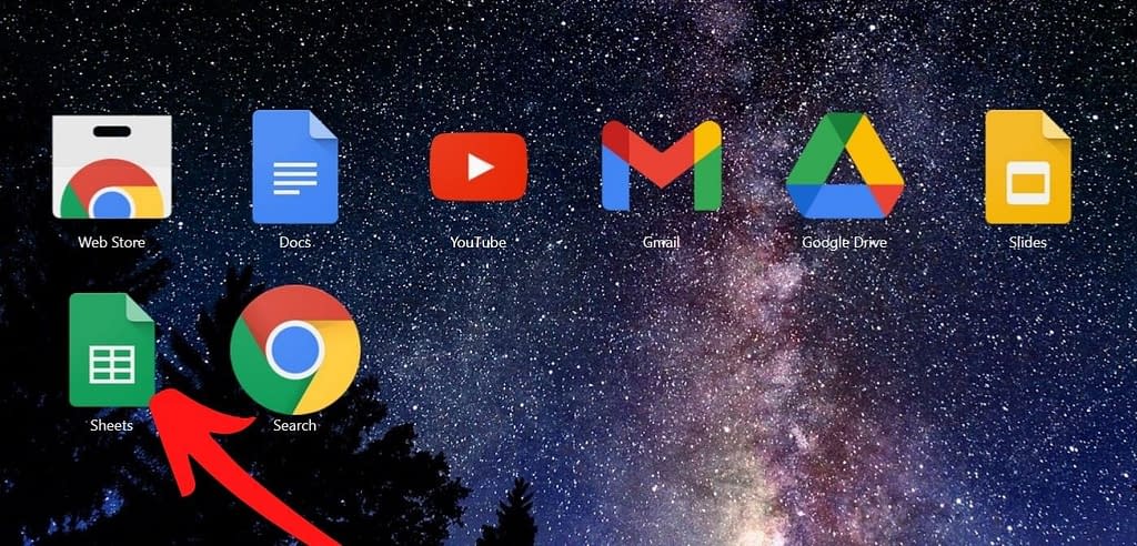 how to create table in gmail