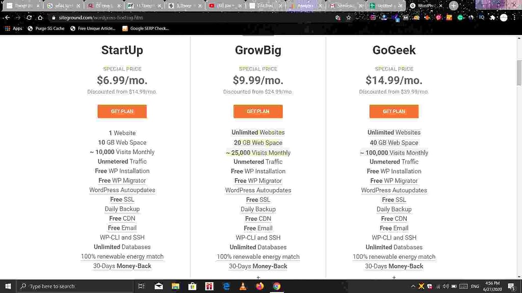 siteground hosting