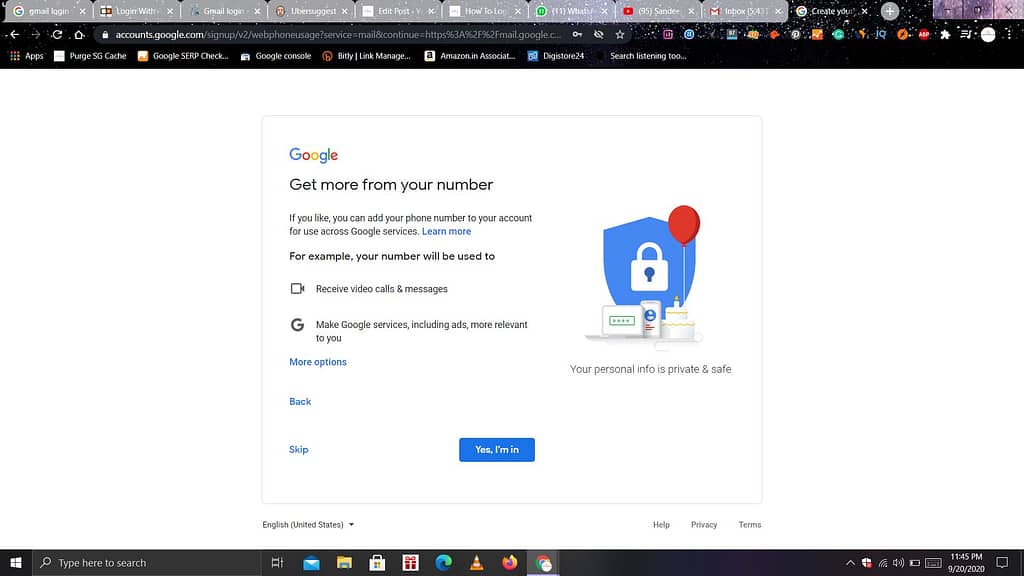 Gmail login with different user