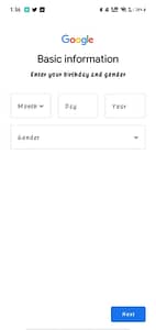 gmail login different user