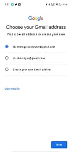 gmail login different user