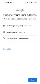 gmail login different user