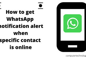 Whatsapp notification alert