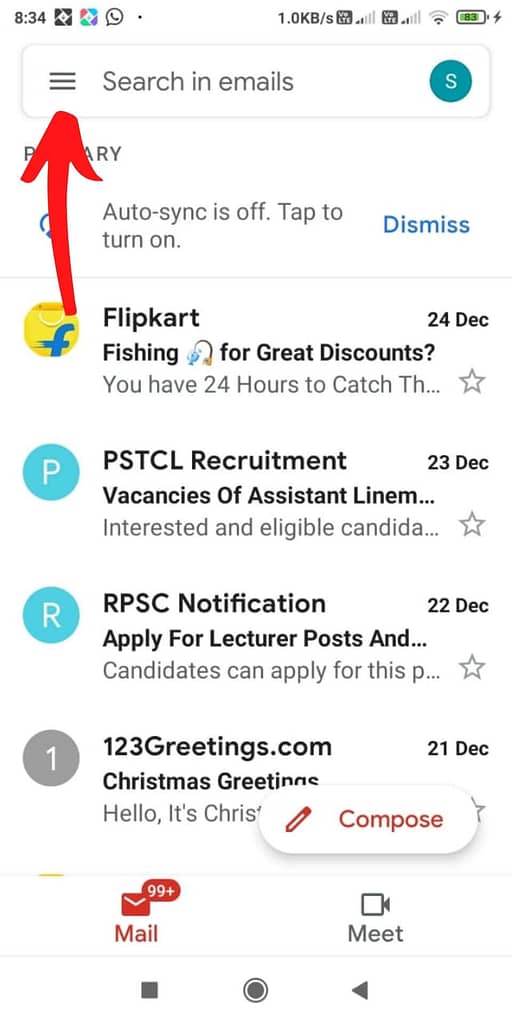 how to remove Gmail account from Redmi