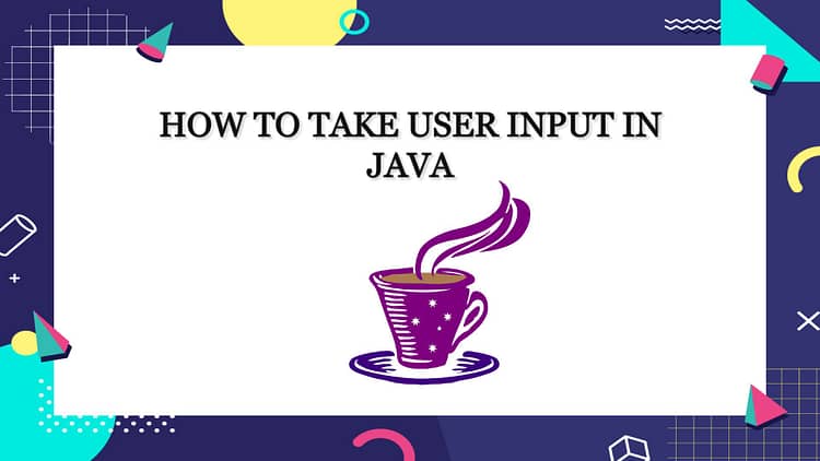 How to take user input in java