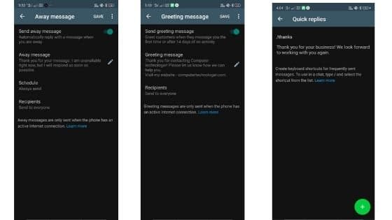 Auto-reply using WhatsApp business - complete Guide 2020