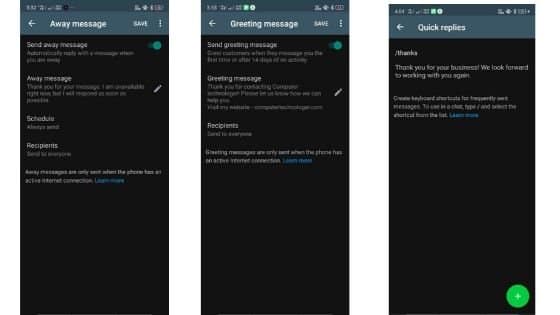 Auto-reply using WhatsApp business - complete Guide 2020