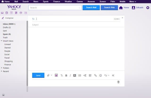 Yahoo mail